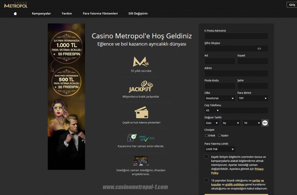 Casino Metropol329 - Casino Metropol Kayıt